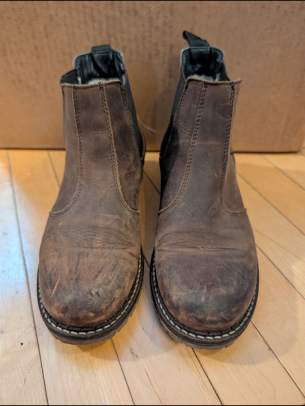 ARTICA Browns Exclusive Women's Brown Waterproof Chelsea Boots EU39 - Picture 2 of 8